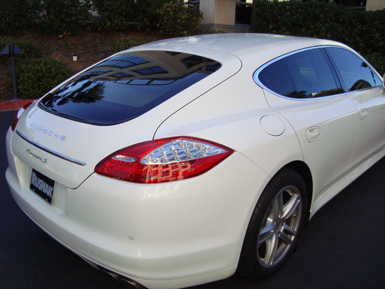 2012 Porsche Panamera Window Tint WE ALSO OFFER TINT REMOVAL SERVICES