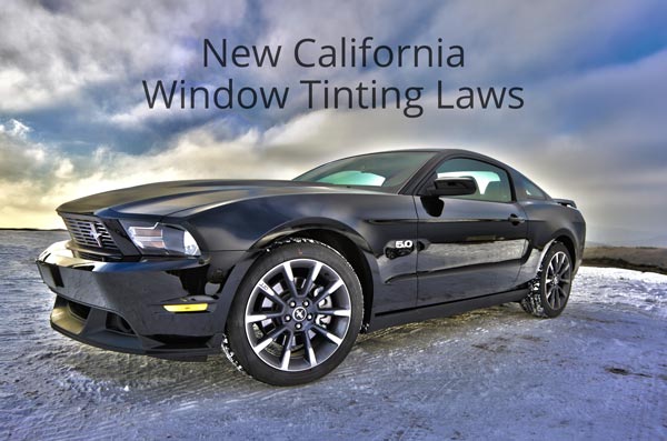 New car window tinting law in effect in California