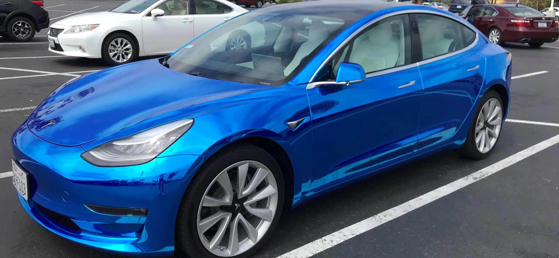 Tesla Vinyl Wrap