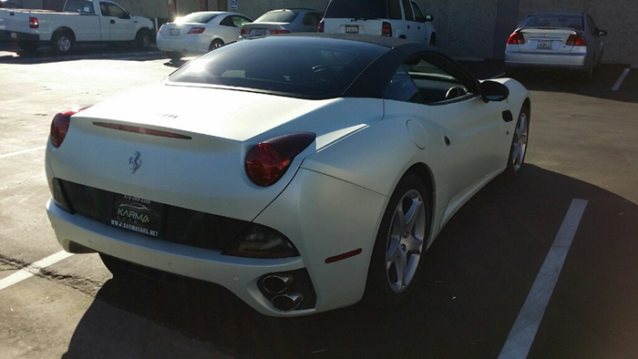 ferrari vinyl rear