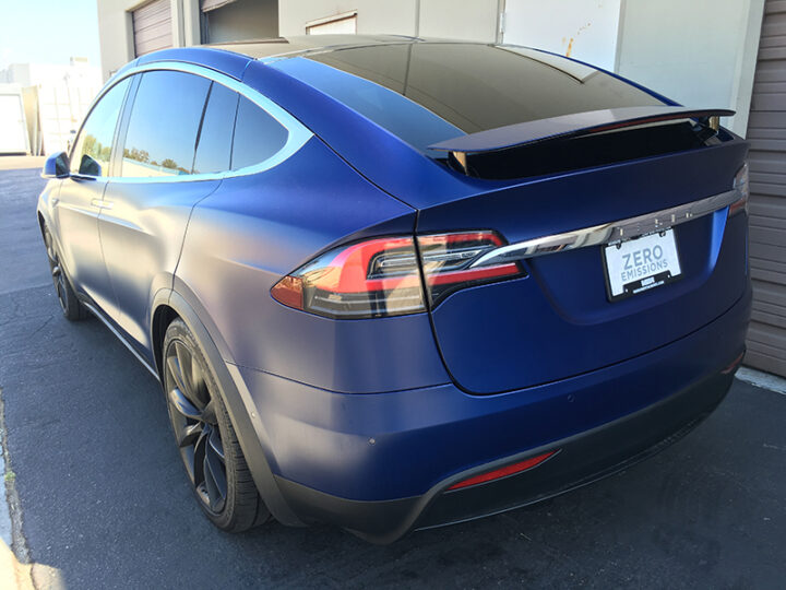 Xpel clear bra on a Tesla in San Diego