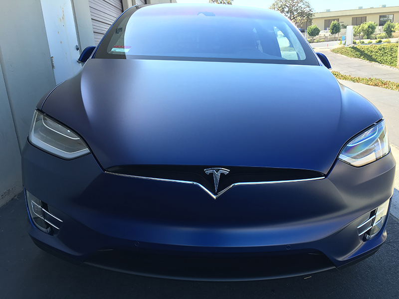 clear bra on a tesla