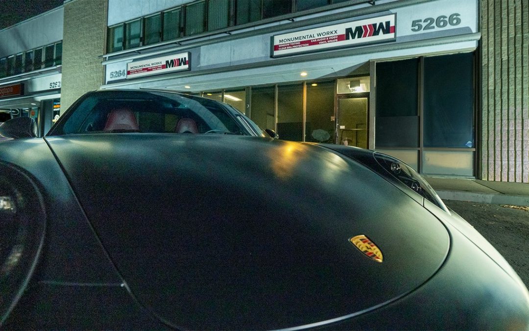 Porsche Stealth Wrap