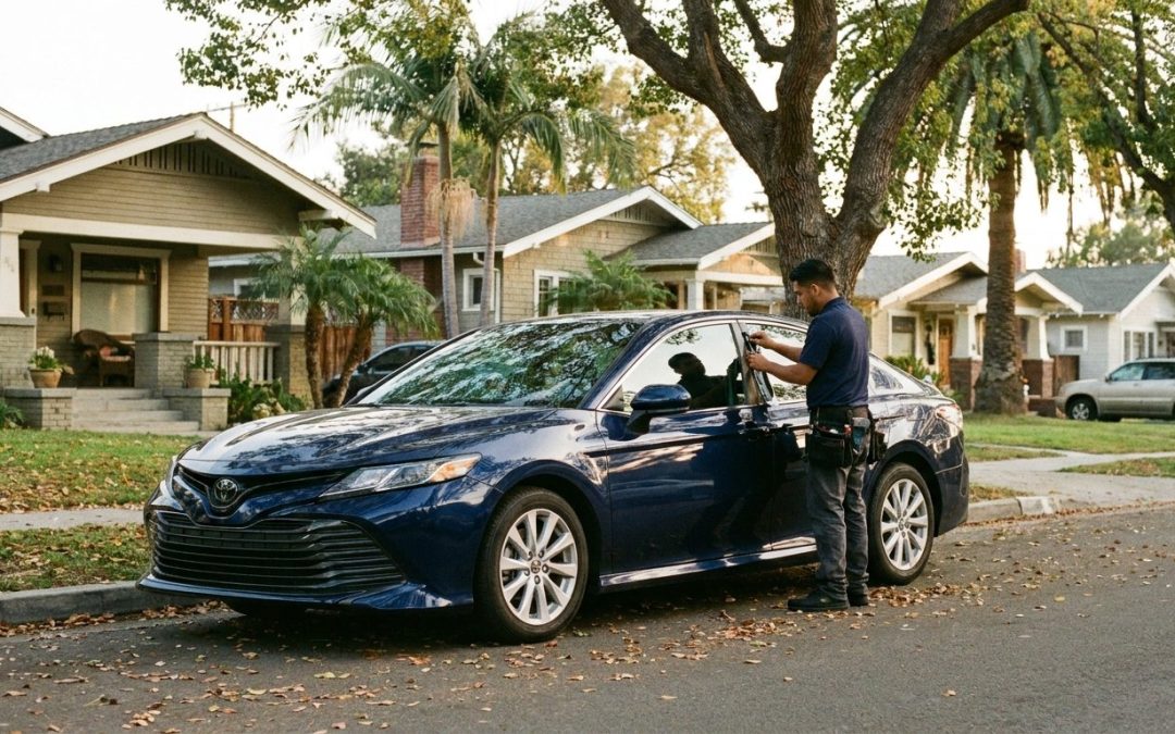 Window tinting and paint protection for a Toyota Camry in Clairemont San Diego